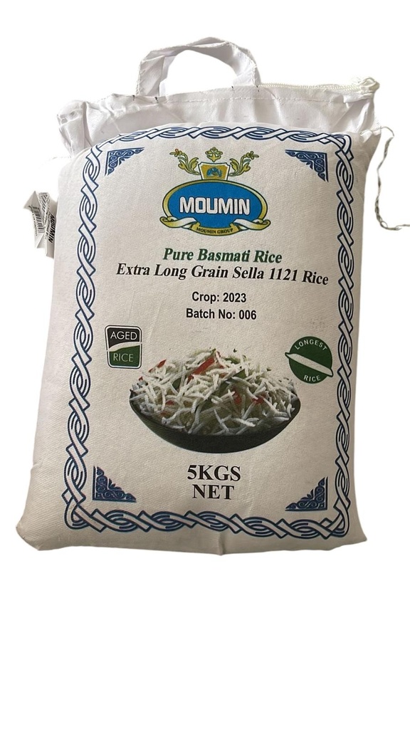 Moumin Basmati Sella rice 5kg