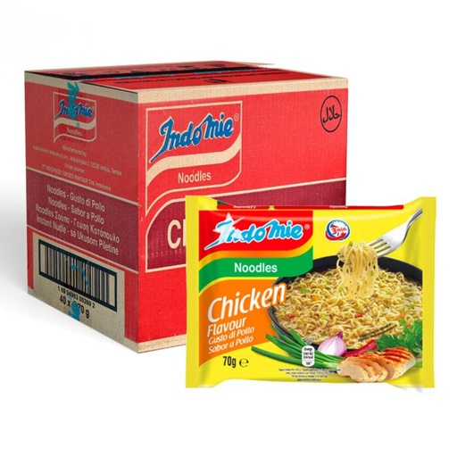 Indomie Vegetable Flavour Noodles 40X75g